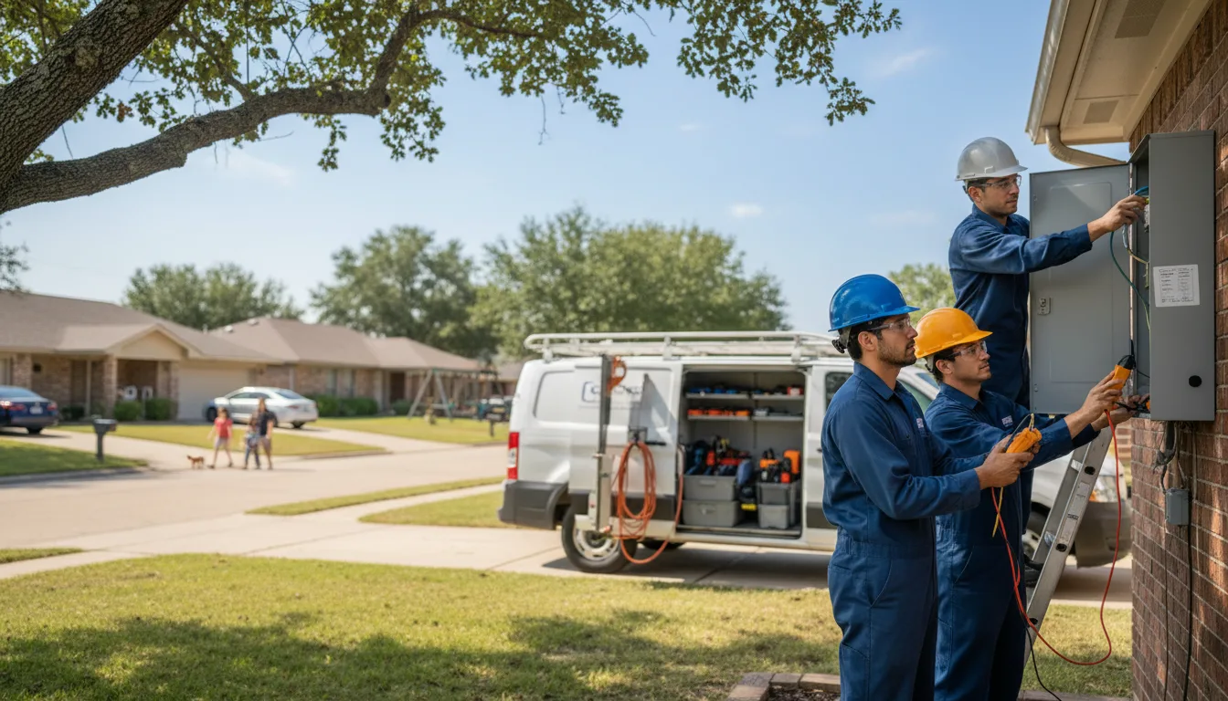 Certified electrician providing emergency electrical services in Powhatan, AR